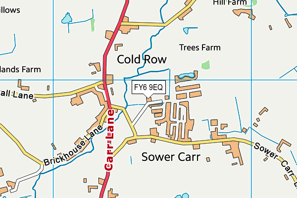 FY6 9EQ map - OS VectorMap District (Ordnance Survey) FY6 9EQ map - OS VectorMap District (Ordnance Survey)
