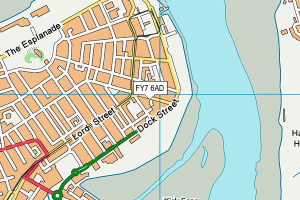 FY7 6AD map - OS VectorMap District (Ordnance Survey) FY7 6AD map - OS VectorMap District (Ordnance Survey)