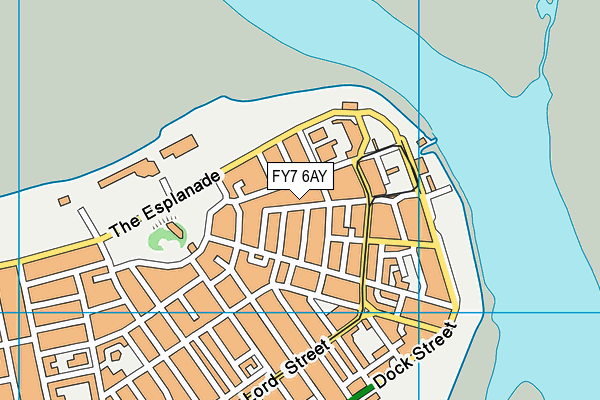 FY7 6AY map - OS VectorMap District (Ordnance Survey) FY7 6AY map - OS VectorMap District (Ordnance Survey)