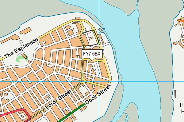 FY7 6BX map - OS VectorMap District (Ordnance Survey) FY7 6BX map - OS VectorMap District (Ordnance Survey)