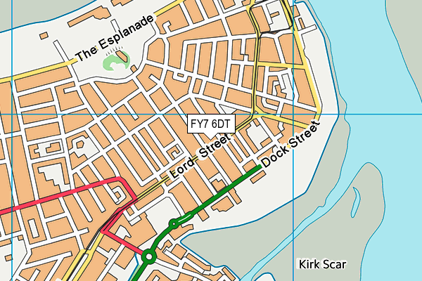 FY7 6DT map - OS VectorMap District (Ordnance Survey) FY7 6DT map - OS VectorMap District (Ordnance Survey)