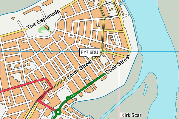 FY7 6DU map - OS VectorMap District (Ordnance Survey) FY7 6DU map - OS VectorMap District (Ordnance Survey)