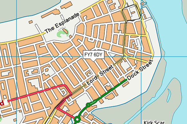 FY7 6DY map - OS VectorMap District (Ordnance Survey) FY7 6DY map - OS VectorMap District (Ordnance Survey)