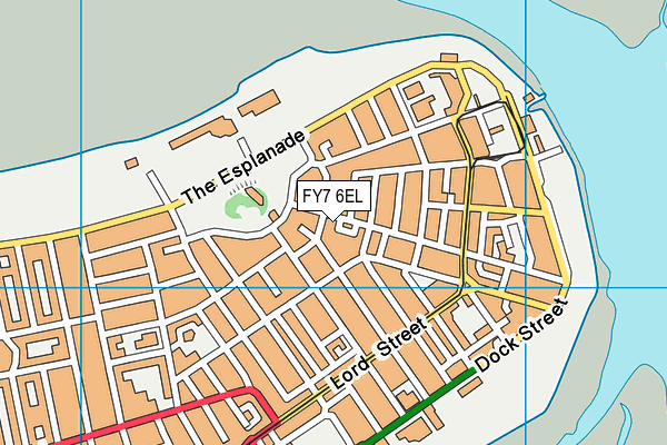 FY7 6EL map - OS VectorMap District (Ordnance Survey) FY7 6EL map - OS VectorMap District (Ordnance Survey)