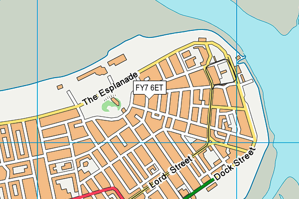 FY7 6ET map - OS VectorMap District (Ordnance Survey) FY7 6ET map - OS VectorMap District (Ordnance Survey)