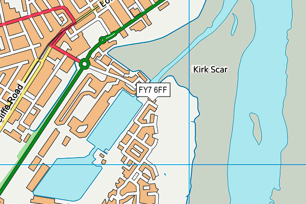 FY7 6FF map - OS VectorMap District (Ordnance Survey) FY7 6FF map - OS VectorMap District (Ordnance Survey)