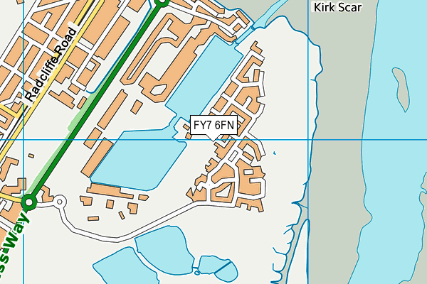 FY7 6FN map - OS VectorMap District (Ordnance Survey) FY7 6FN map - OS VectorMap District (Ordnance Survey)