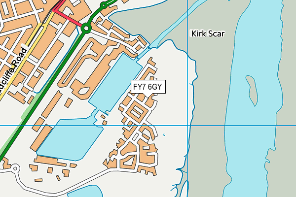 FY7 6GY map - OS VectorMap District (Ordnance Survey) FY7 6GY map - OS VectorMap District (Ordnance Survey)