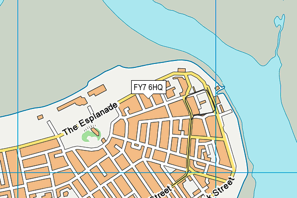 FY7 6HQ map - OS VectorMap District (Ordnance Survey) FY7 6HQ map - OS VectorMap District (Ordnance Survey)
