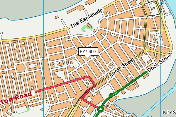 FY7 6LG map - OS VectorMap District (Ordnance Survey) FY7 6LG map - OS VectorMap District (Ordnance Survey)