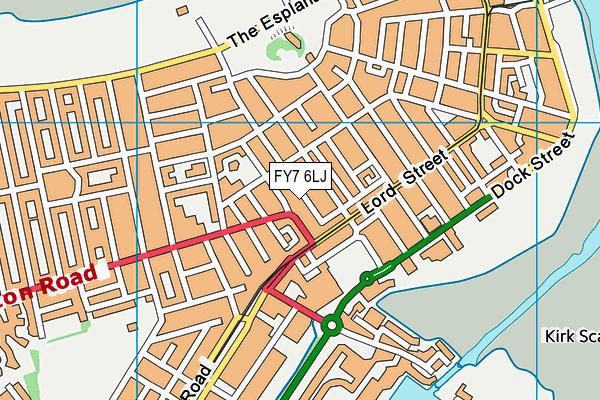 FY7 6LJ map - OS VectorMap District (Ordnance Survey) FY7 6LJ map - OS VectorMap District (Ordnance Survey)