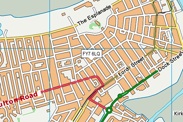 FY7 6LQ map - OS VectorMap District (Ordnance Survey) FY7 6LQ map - OS VectorMap District (Ordnance Survey)