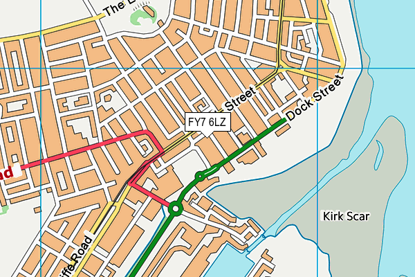 FY7 6LZ map - OS VectorMap District (Ordnance Survey) FY7 6LZ map - OS VectorMap District (Ordnance Survey)
