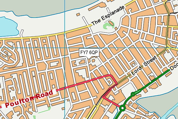 FY7 6QP map - OS VectorMap District (Ordnance Survey) FY7 6QP map - OS VectorMap District (Ordnance Survey)