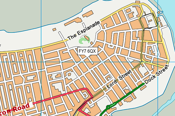 FY7 6QX map - OS VectorMap District (Ordnance Survey) FY7 6QX map - OS VectorMap District (Ordnance Survey)