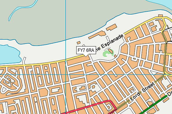 FY7 6RA map - OS VectorMap District (Ordnance Survey) FY7 6RA map - OS VectorMap District (Ordnance Survey)