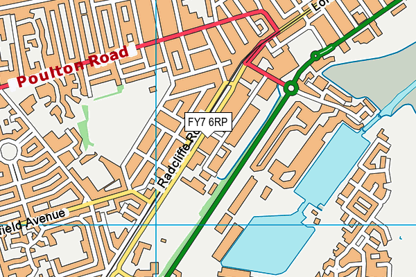 FY7 6RP map - OS VectorMap District (Ordnance Survey) FY7 6RP map - OS VectorMap District (Ordnance Survey)