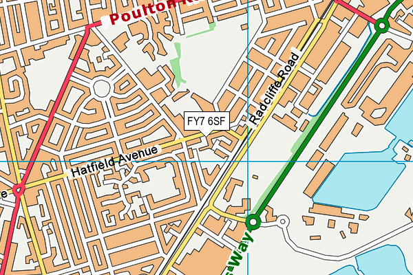 FY7 6SF map - OS VectorMap District (Ordnance Survey) FY7 6SF map - OS VectorMap District (Ordnance Survey)
