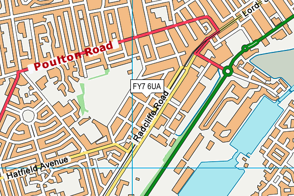 FY7 6UA map - OS VectorMap District (Ordnance Survey) FY7 6UA map - OS VectorMap District (Ordnance Survey)