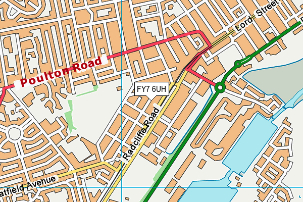 FY7 6UH map - OS VectorMap District (Ordnance Survey) FY7 6UH map - OS VectorMap District (Ordnance Survey)