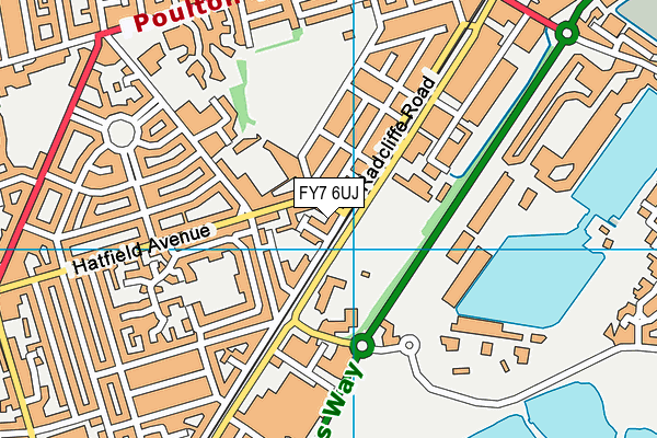 FY7 6UJ map - OS VectorMap District (Ordnance Survey) FY7 6UJ map - OS VectorMap District (Ordnance Survey)