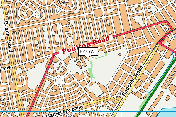 FY7 7AL map - OS VectorMap District (Ordnance Survey) FY7 7AL map - OS VectorMap District (Ordnance Survey)