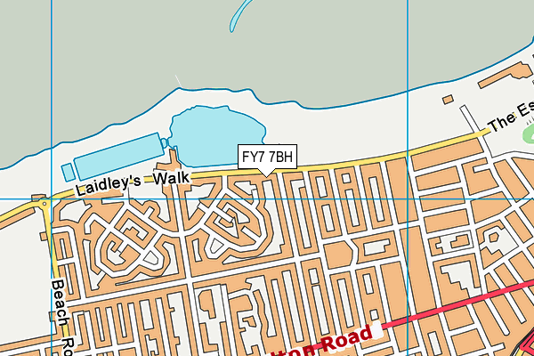 FY7 7BH map - OS VectorMap District (Ordnance Survey) FY7 7BH map - OS VectorMap District (Ordnance Survey)
