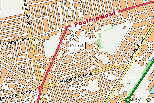FY7 7EN map - OS VectorMap District (Ordnance Survey) FY7 7EN map - OS VectorMap District (Ordnance Survey)