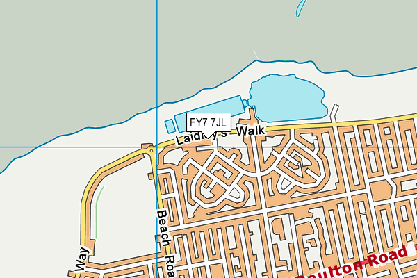 FY7 7JL map - OS VectorMap District (Ordnance Survey) FY7 7JL map - OS VectorMap District (Ordnance Survey)