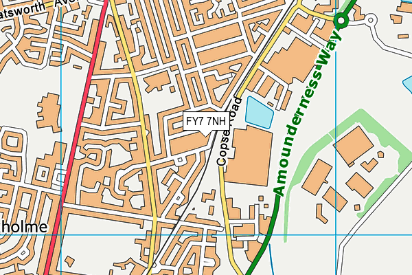 FY7 7NH map - OS VectorMap District (Ordnance Survey) FY7 7NH map - OS VectorMap District (Ordnance Survey)