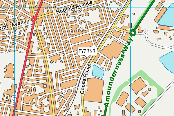 FY7 7NR map - OS VectorMap District (Ordnance Survey) FY7 7NR map - OS VectorMap District (Ordnance Survey)
