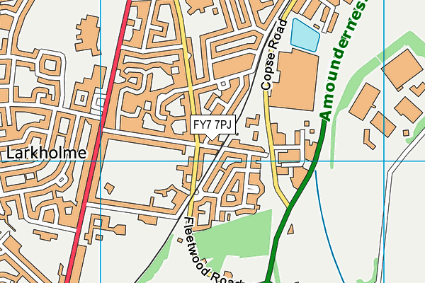 FY7 7PJ map - OS VectorMap District (Ordnance Survey) FY7 7PJ map - OS VectorMap District (Ordnance Survey)