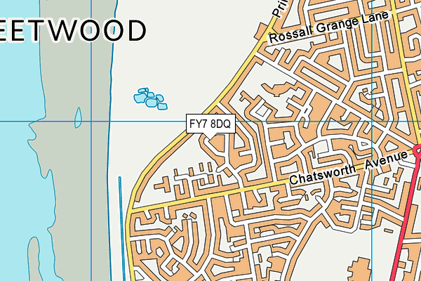 FY7 8DQ map - OS VectorMap District (Ordnance Survey) FY7 8DQ map - OS VectorMap District (Ordnance Survey)