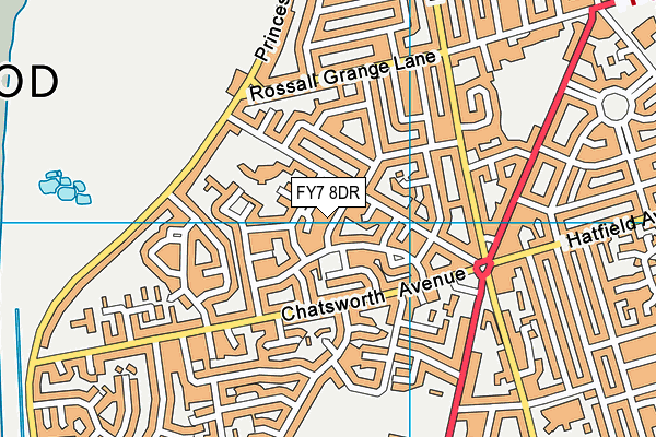 FY7 8DR map - OS VectorMap District (Ordnance Survey) FY7 8DR map - OS VectorMap District (Ordnance Survey)