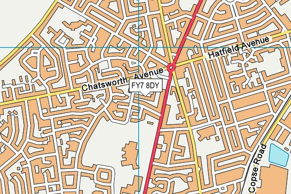FY7 8DY map - OS VectorMap District (Ordnance Survey) FY7 8DY map - OS VectorMap District (Ordnance Survey)