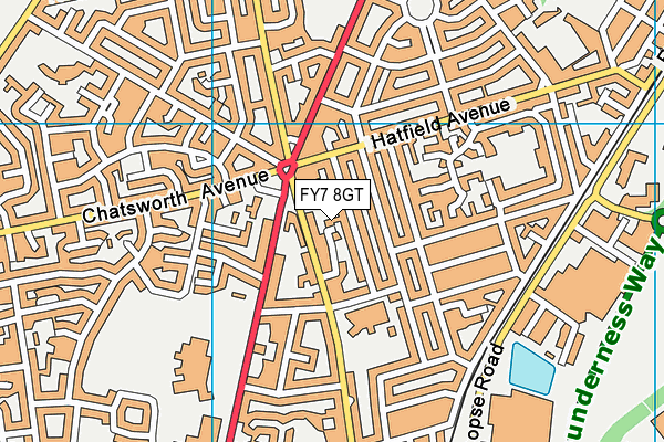 FY7 8GT map - OS VectorMap District (Ordnance Survey) FY7 8GT map - OS VectorMap District (Ordnance Survey)