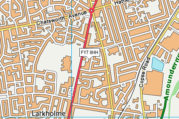 FY7 8HH map - OS VectorMap District (Ordnance Survey) FY7 8HH map - OS VectorMap District (Ordnance Survey)