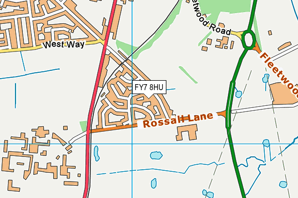 FY7 8HU map - OS VectorMap District (Ordnance Survey) FY7 8HU map - OS VectorMap District (Ordnance Survey)