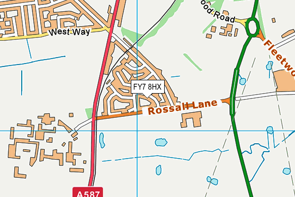 FY7 8HX map - OS VectorMap District (Ordnance Survey) FY7 8HX map - OS VectorMap District (Ordnance Survey)