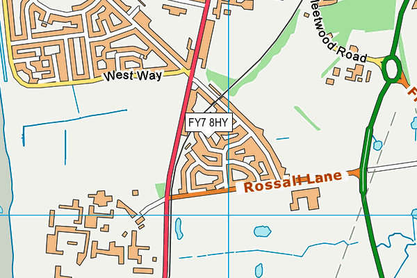 FY7 8HY map - OS VectorMap District (Ordnance Survey) FY7 8HY map - OS VectorMap District (Ordnance Survey)