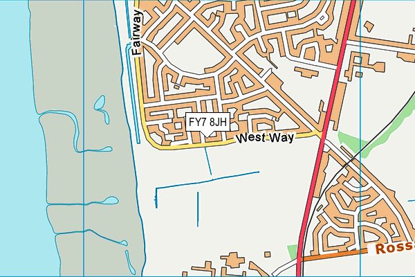 FY7 8JH map - OS VectorMap District (Ordnance Survey) FY7 8JH map - OS VectorMap District (Ordnance Survey)