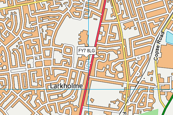 FY7 8LG map - OS VectorMap District (Ordnance Survey) FY7 8LG map - OS VectorMap District (Ordnance Survey)