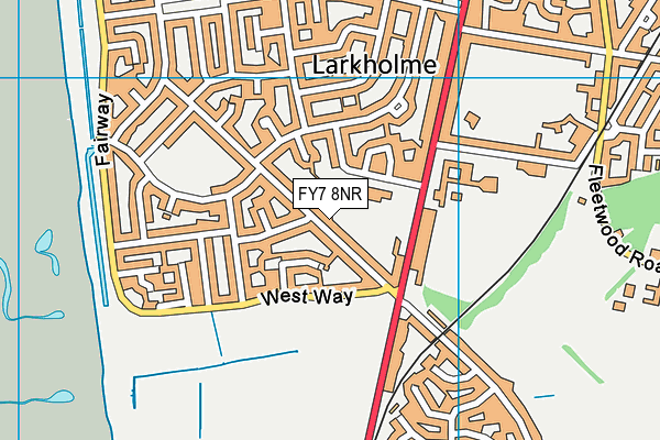 FY7 8NR map - OS VectorMap District (Ordnance Survey) FY7 8NR map - OS VectorMap District (Ordnance Survey)