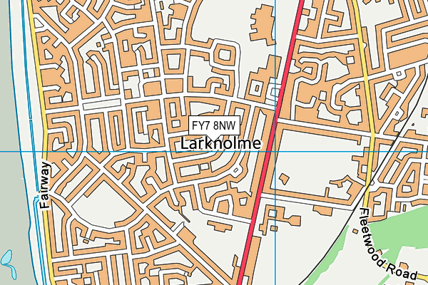 FY7 8NW map - OS VectorMap District (Ordnance Survey) FY7 8NW map - OS VectorMap District (Ordnance Survey)