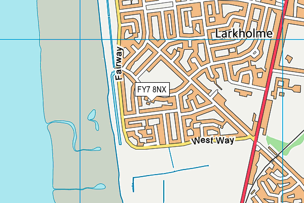 FY7 8NX map - OS VectorMap District (Ordnance Survey) FY7 8NX map - OS VectorMap District (Ordnance Survey)