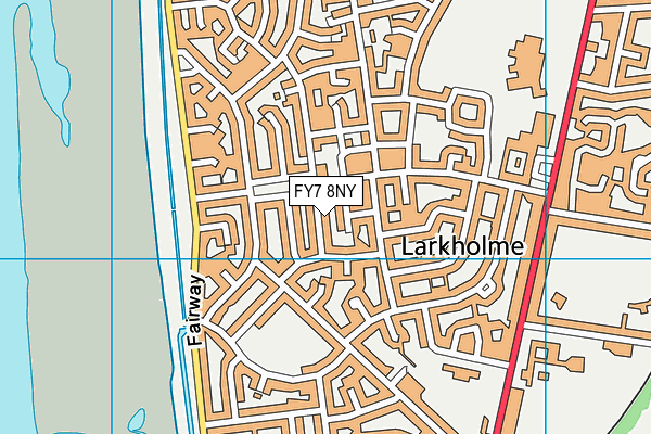 FY7 8NY map - OS VectorMap District (Ordnance Survey) FY7 8NY map - OS VectorMap District (Ordnance Survey)