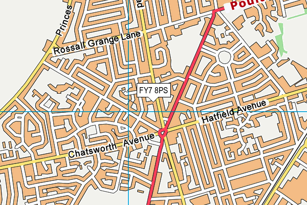 FY7 8PS map - OS VectorMap District (Ordnance Survey) FY7 8PS map - OS VectorMap District (Ordnance Survey)