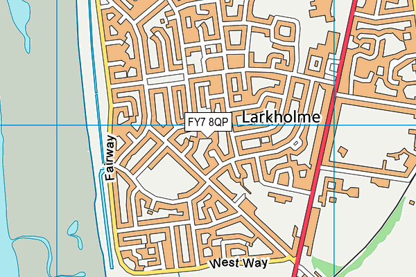 FY7 8QP map - OS VectorMap District (Ordnance Survey) FY7 8QP map - OS VectorMap District (Ordnance Survey)