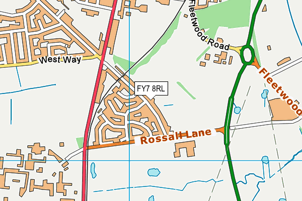 FY7 8RL map - OS VectorMap District (Ordnance Survey) FY7 8RL map - OS VectorMap District (Ordnance Survey)