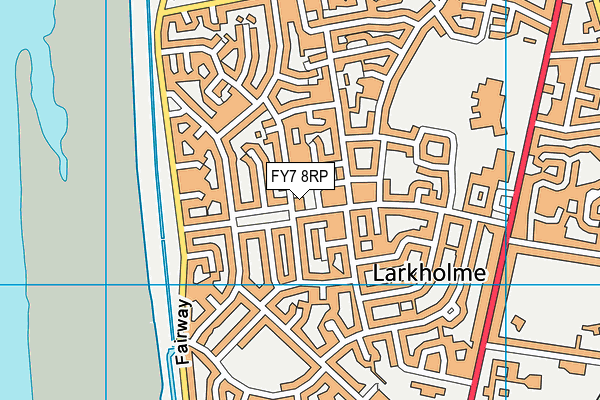 FY7 8RP map - OS VectorMap District (Ordnance Survey) FY7 8RP map - OS VectorMap District (Ordnance Survey)